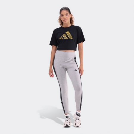 Essentials 3-Stripes Cotton Leggings