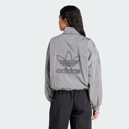 Adicolor Woven Nylon Outline Trefoil Windbreaker