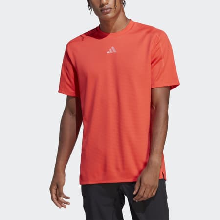 Adidas D2M 3-Stripe Front-Logo Crew-Neck Sports T-Shirt for Men - White and  Black, M: Buy Online at Best Price in Egypt - Souq is now