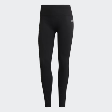Women's Clothing - AEROKNIT 7/8 Running Tights - Black | adidas Qatar