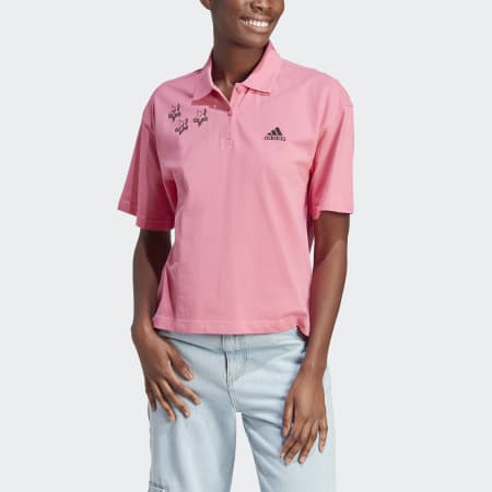 Scribble Embroidery Polo Shirt