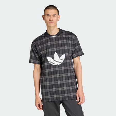 TARTAN ALL OVER PRINT LOOSE TEE