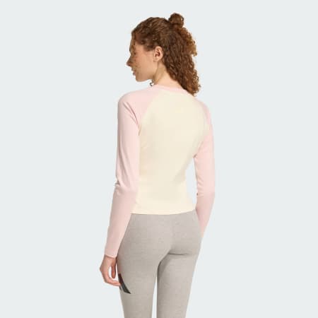 小貓貼布圖案長袖 T 裇