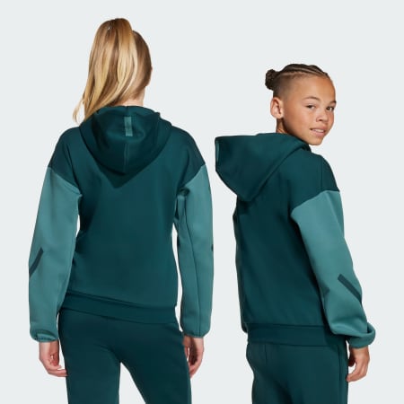 adidas Z.N.E. Full-Zip Colorblocked Hoodie Kids
