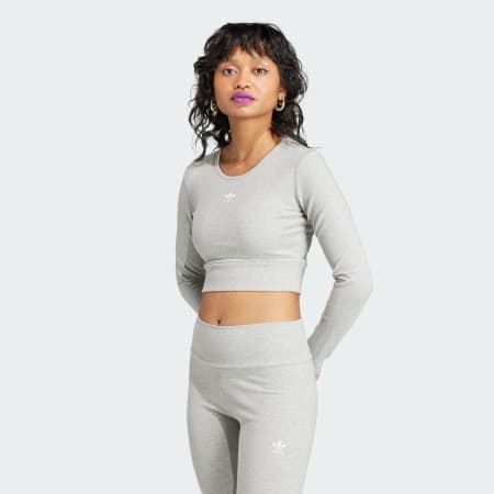 Essentials Rib Long Sleeve Tee