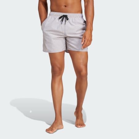 Stripey Classics Swim Shorts Short Length