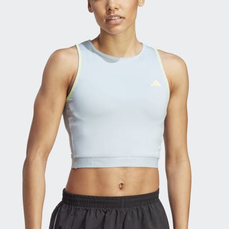 Adidas Crop Top - Athletic Sporty Minimal 90's Grunge Cropped Tank