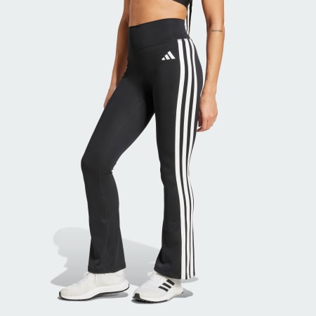 Optime Essentials 3-Stripes Flared Leggings