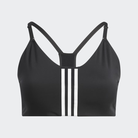 Bustieră de antrenament adidas Aeroimpact cu susținere ușoară (mărime mare)