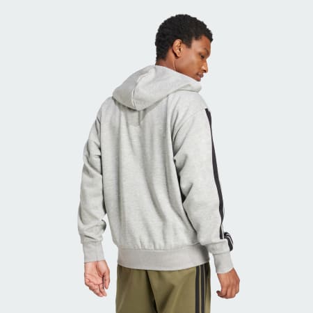 Essentials 3-Stripes Fleece Hoodie