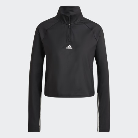 Majica kratkih rukava Hyperglam Cut 3-Stripes 1/4-Zip