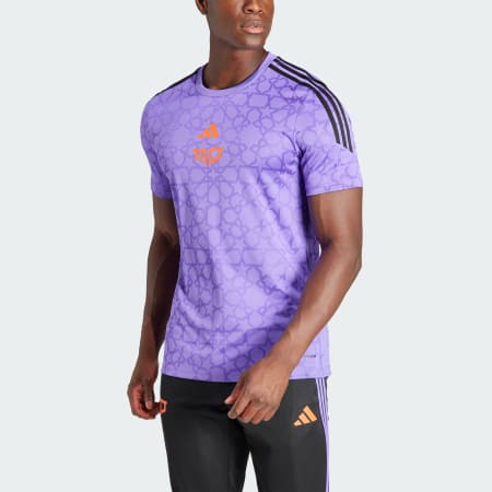 Purple adidas sale apparel