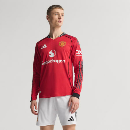 Dres dugih rukava Manchester United 25/26 Home Authentic