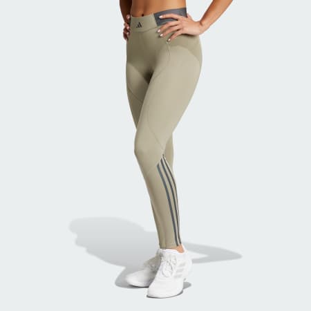 Green adidas leggings womens hotsell