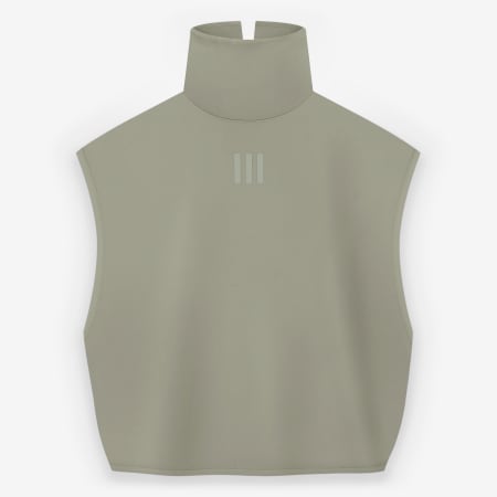 Fear of God Athletics Womens Suede Fleece Muscle Mock Tee