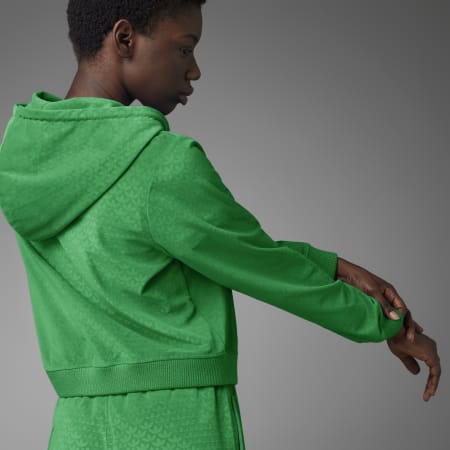 VELOUR ZIP HOOD