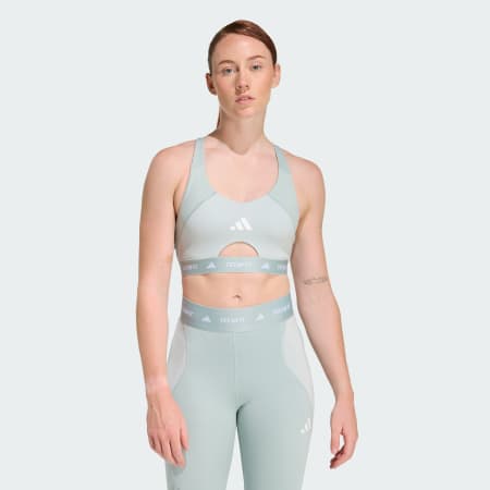 TECHFIT Workout Color Block Medium Support Bra