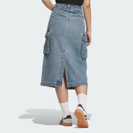 Racing V-Day Denim Skirt