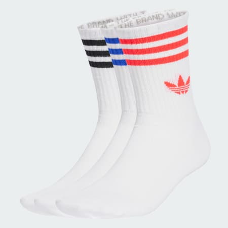 3-Stripes Crew Socks 3 Pairs