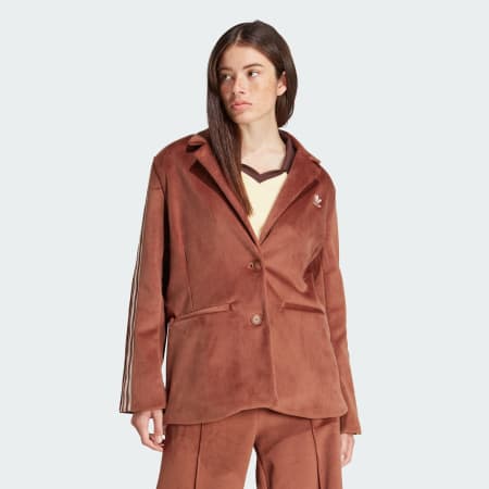 Premium Corded Velour Blazer