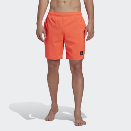 Classic-Length Solid Swim Shorts