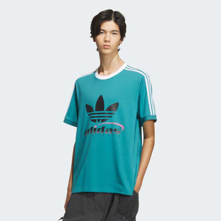 Trefoil Logo Play Football Graphic Short Sleeve Tee