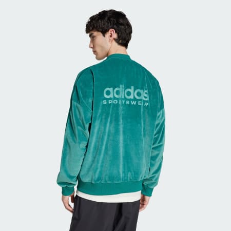 House of Tiro Velour Bomber Jacket