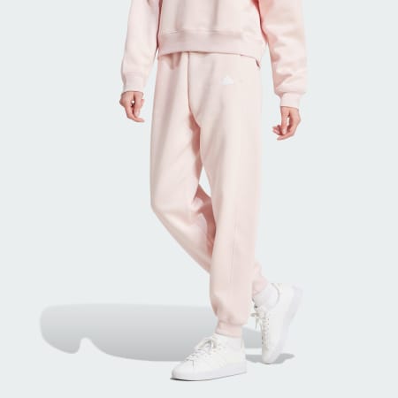 Signature Graphic Print Fleece Loose Pants