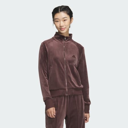 Modern Winter Velour Track Top