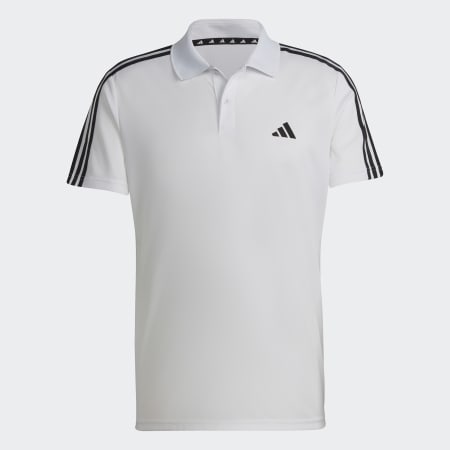 Train Essentials Piqué 3-Stripes Training Polo Shirt