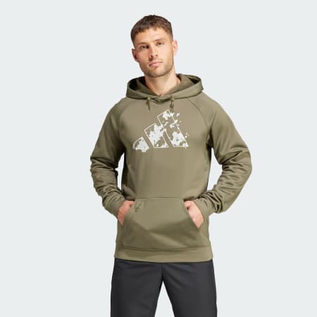 Game and Go Camo Big Logo Training Hoodie