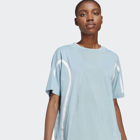 adidas by Stella McCartney Truepace Running Loose Tee HH7220  Stella  mccartney adidas, Active wear shirts, Clothes for women