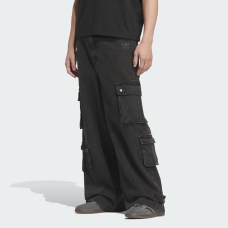 Denim Cargo Pants