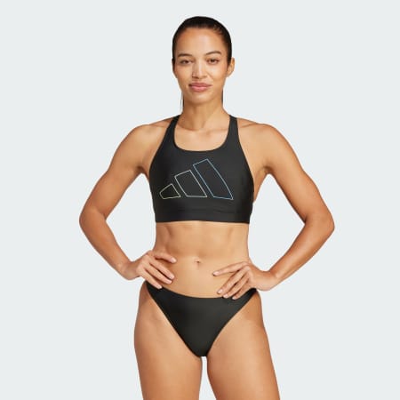 Bikini s velikim logotipom s tri pruge