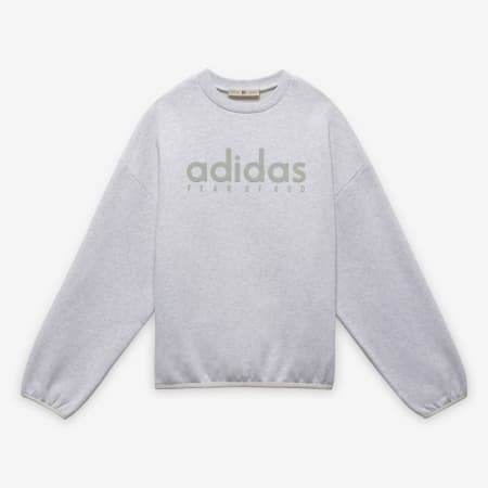 FEAR OF GOD ATHLETICS HEATHER FLEECE CREWNECK