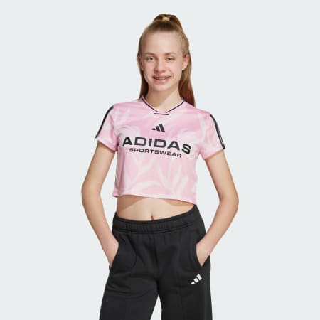 House of Tiro Colors of Football Crop Tee Kids