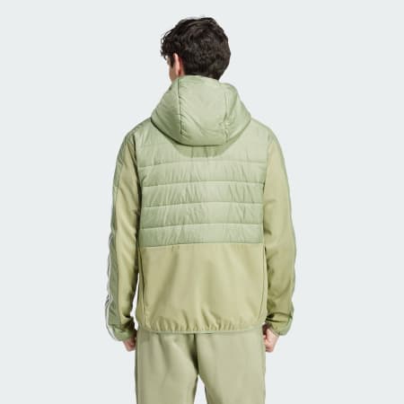 Essentials 3-Stripes Insulated Hooded Hybrid Jacket