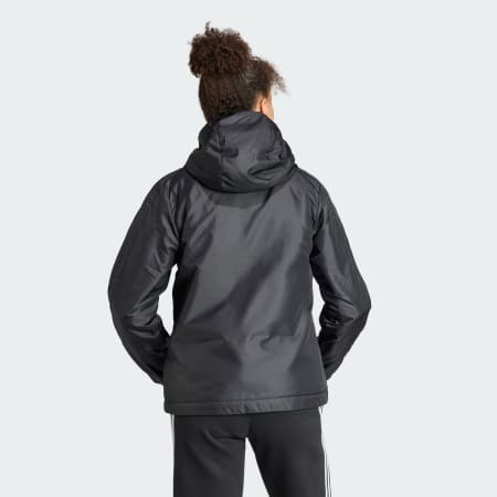 جاكيت Essentials 3-Stripes Insulated Hooded