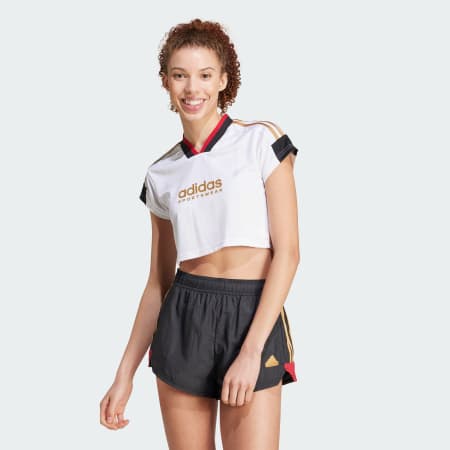 Tiro Cut 3-Stripes Crop Jersey