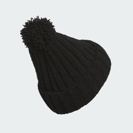 Kapa Chenille Cable-Knit Pom Beanie