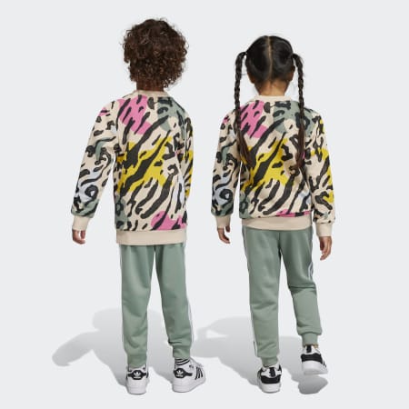 Animal Print Crew Set