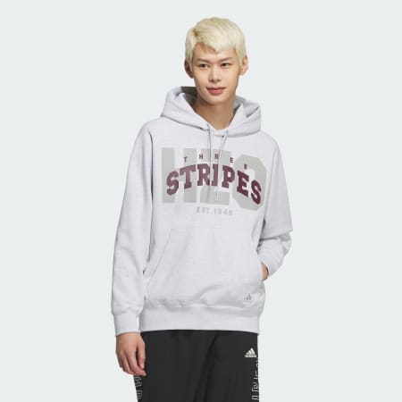Collegiate Loose Fit French Terry Pullover Hoodie