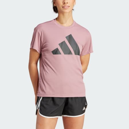 adidas Runner Long Sleeve Women's Running Top - Screaming Pink