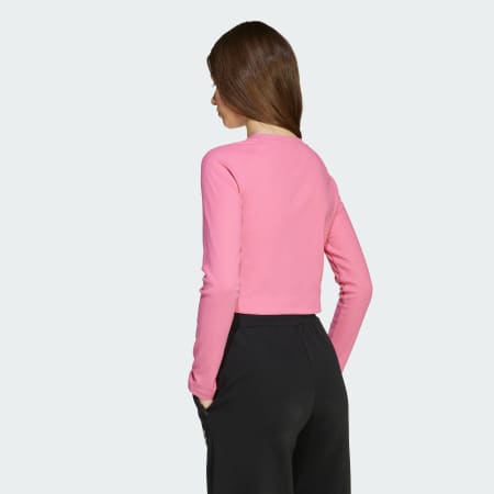 Rib Crop Long Sleeve Tee Kids