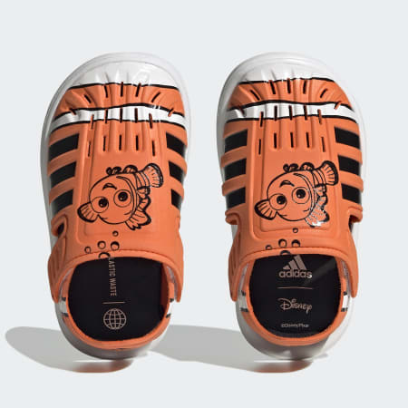 Orange store adidas sandals