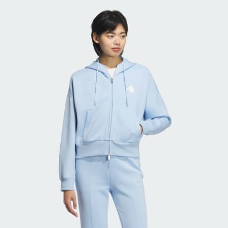 【Adidas コリア】 Verbiage Doubleknit Full Zip Jacket Verbiage Doubleknit Full Zip Jacket - Blue | adidas Hong Kong