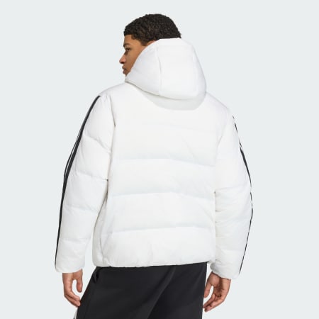 Essentials Climawarm 3-Stripes Puffer Down Hooded Jacket