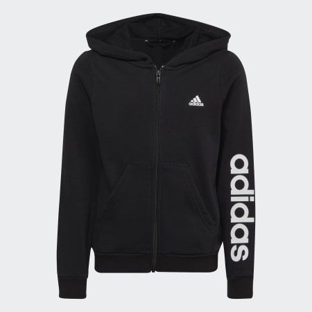 Essentials Linear Logo Full-Zip Hoodie