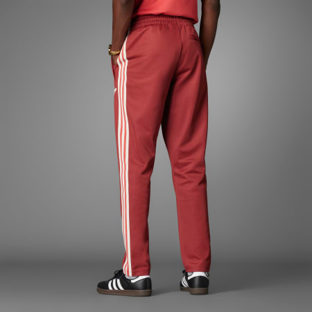 Adidas track pants mens red hotsell