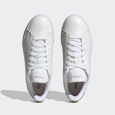 Adidas cloudfoam hotsell advantage sneaker white